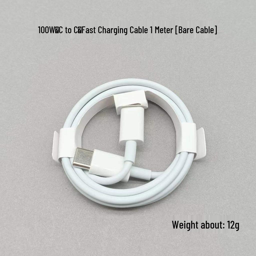 100W Dual Type-C Fast Charging Cable for Apple 15, 2m PD Rapid Charge, iPad Compatible
