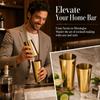 2 Piece Simple Design Cocktail Shaker Set 304 Stainless Steel Stainless Steel Shaker  Mixing Drinks