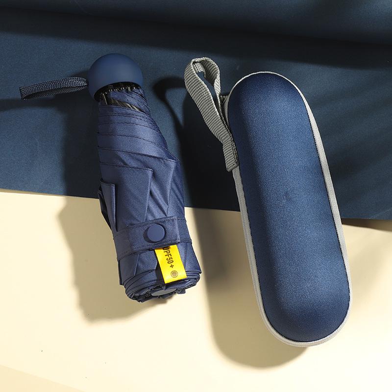 Kompaktní mini slunečník s dvojím použitím: UV ochrana a přenosná sluneční clona