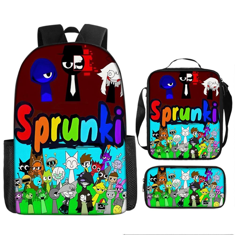 Nowa Gra Rhythm Box Sprunki Plecak Torba Szkolna dla Dzieci Plecak