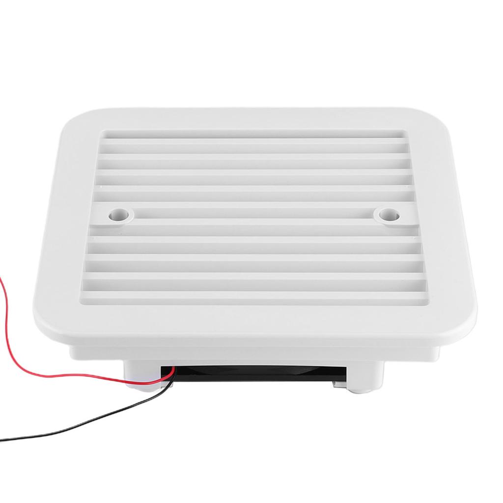 12V Side Air Vent Ventilation Exhaust Blade Fan Low Noise for Car RV Trailer SUV Caravan