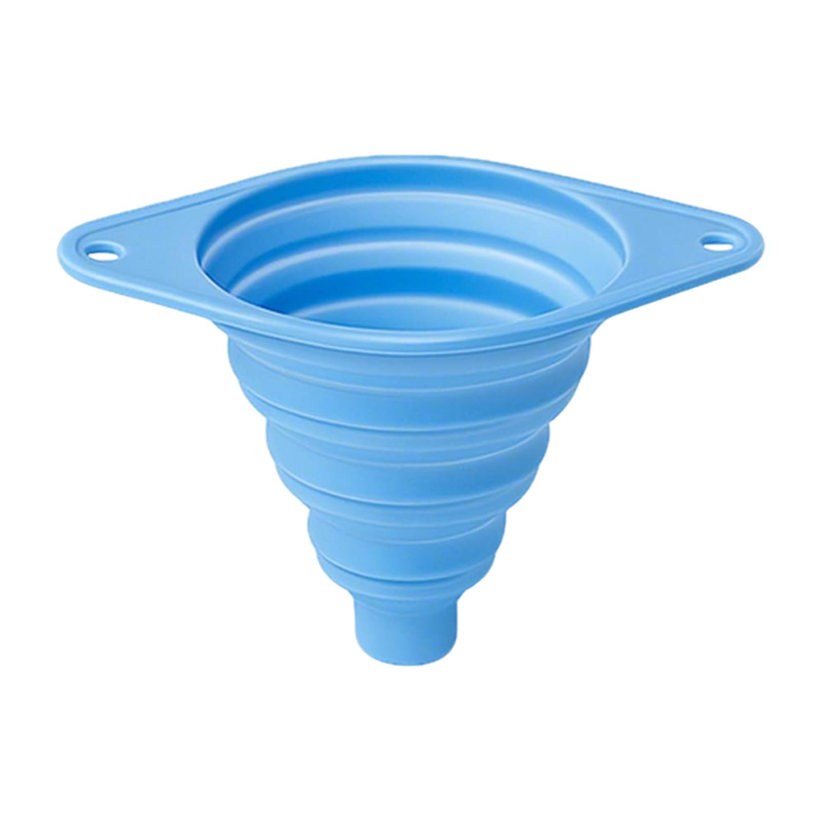 Foldable Silicone Telescopic Funnel Foldable Wide Mouth Filler Silicone Funnels Collapsible Silicone Funnel for Filling Bottles