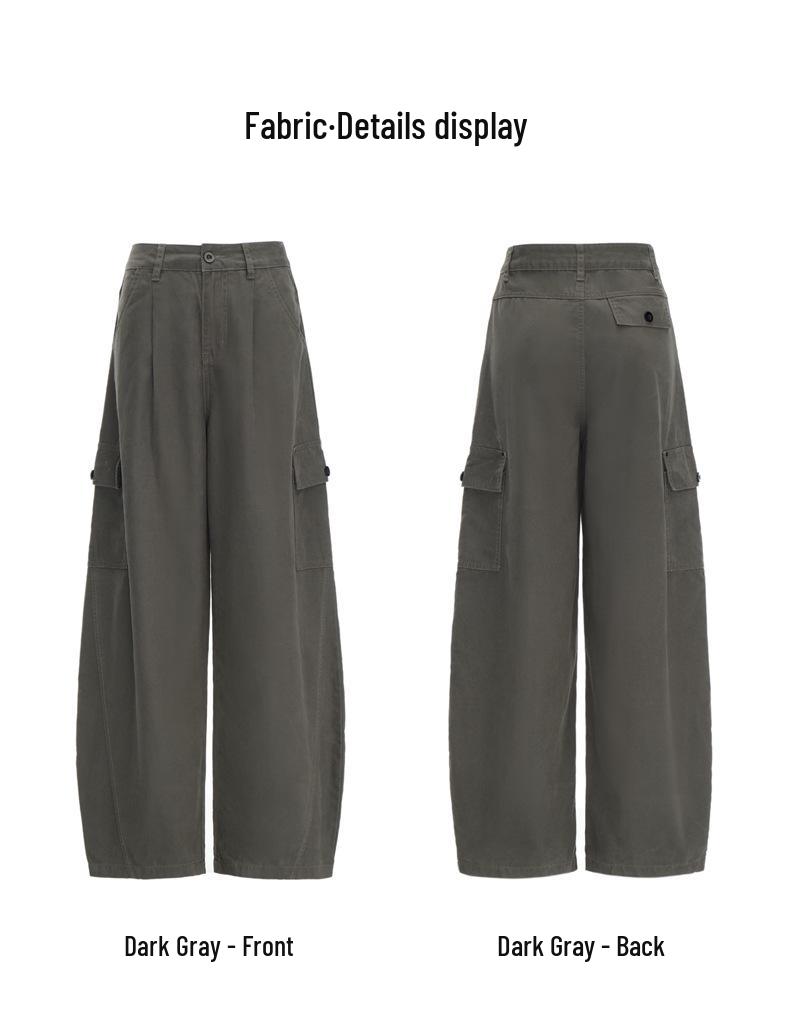 Women's Wide-Leg Jeans – New Autumn Design, Multi-Pocket, Loose Fit, Casual Workwear