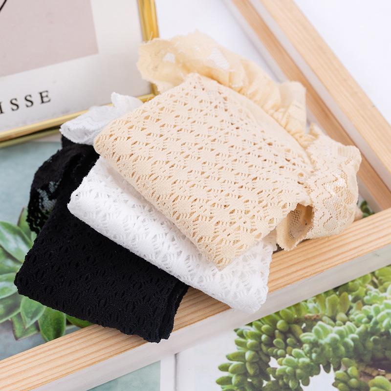 Girls' Mid-Calf Cotton Socks with Bows, Princess Style, Thin Soft Spring/Autumn Wear, Korean Fashion Baby Long Socks