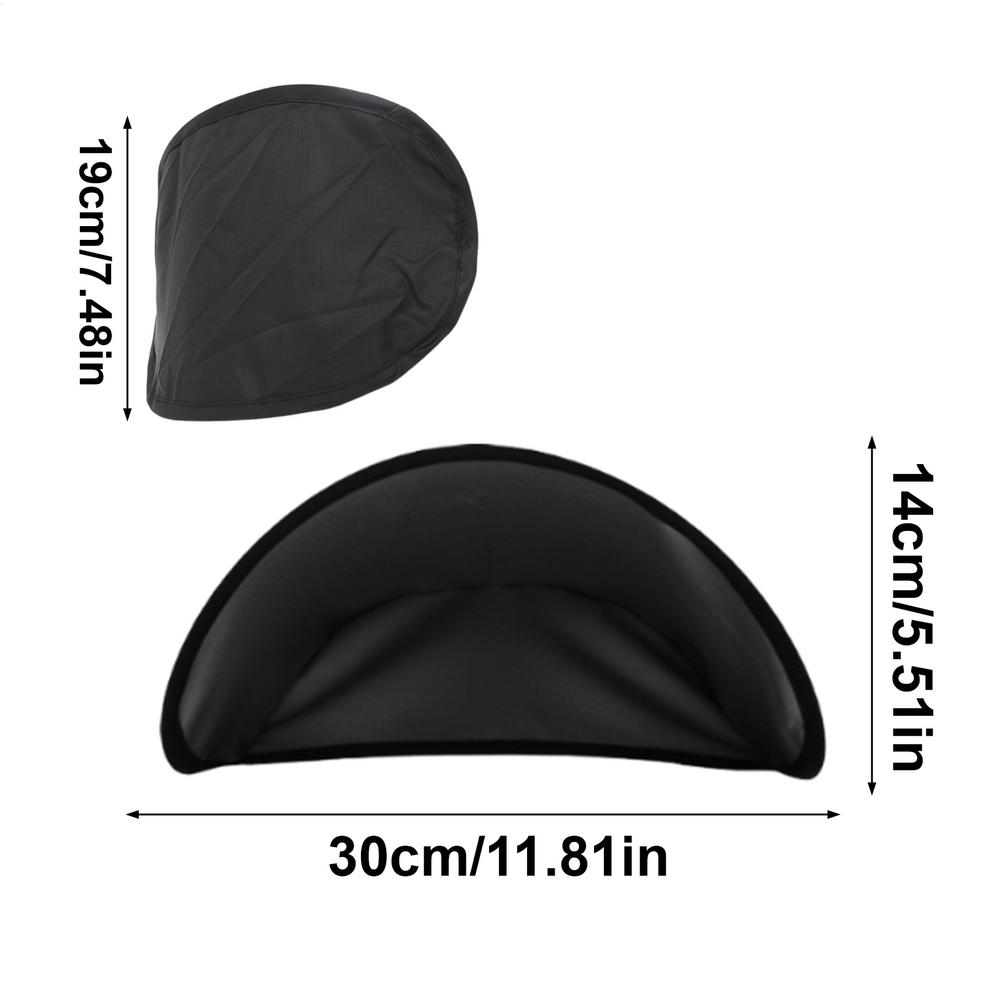Car sunshade for phones, dashboard sunshade, foldable sun visor, travel navigation phone sunshade and sun protection cover чёрный