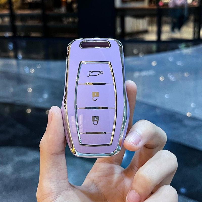 Smart Key Case for 2019 Dongfeng Xiaokang Fengguang ix5 - Zhizun Edition with One-Button Start