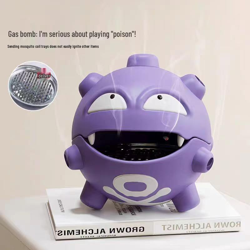 

Pokémon Koffing Sandalwood Incense Burner & Mosquito Coil Holder Toy Figure 18x19 cm