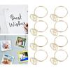100Pcs Cute Paper Clips  Style Anti Slip Sturdy Electroplated Metal Fancy Paperclips for Family 