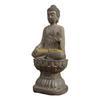 Meditating Buddhas Statue for Meditations Resins Buddhist Figurine Spiritual Sculpture Home Desktop Decoration Ornament D57B