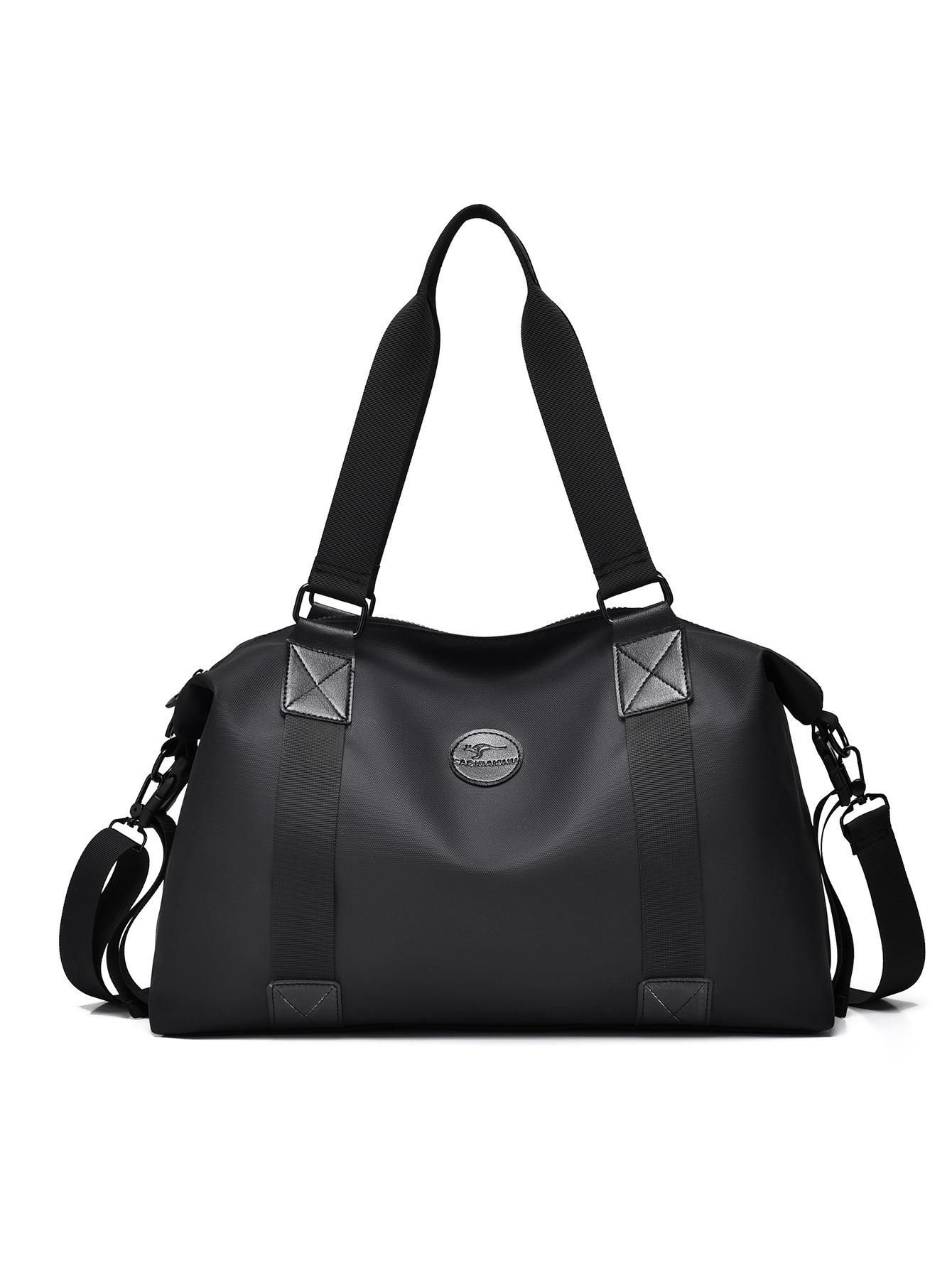 

Унисекс дорожная сумка Satchi Kangaroo - Простая, большой вместимости для коротких поездок и фитнеса чёрный