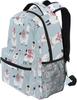 Colorful Alpaca Cactus Backpack, Cartoon Alpacas & Cacti Design, Durable Daily Bag, Perfect for Youth