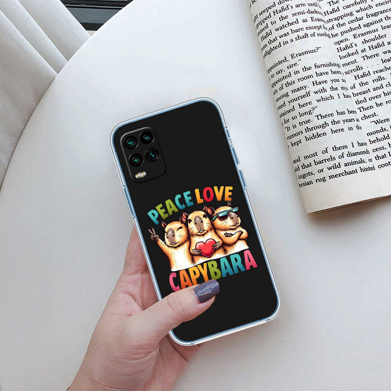 IR4 Capybara Cute Case for Motorola E22S E7 G6 G7 G8 G9 Plus Power Play G10 G20 G04 E30 E40 E22 E20 E13 E15 G22 G23 G05 G75 G35 G55