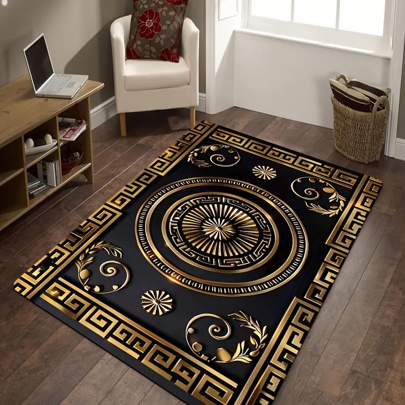 1pc Luxury Pattern Soft Carpet, Kitchen Floor Mat, Living Room Carpet, Bedroom Carpet, Indoor Door Mat, Entrance Door Carpet