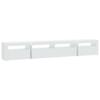 Vidaxl TV Cabinet with LED Lighting, White, 240X35X40 Cm