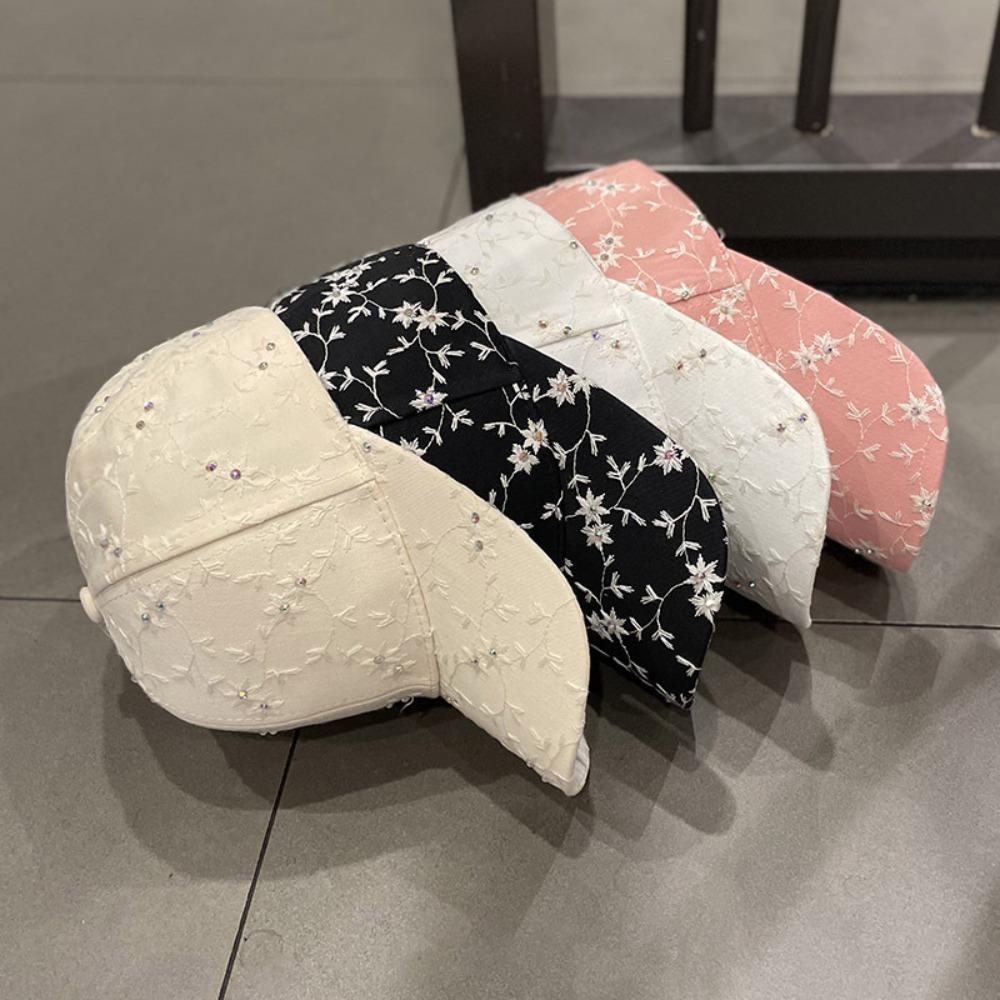 Elegant Ladies Sun Hat Little Flower Golf Cap Trendy Baseball Cap  Sisters Gifts