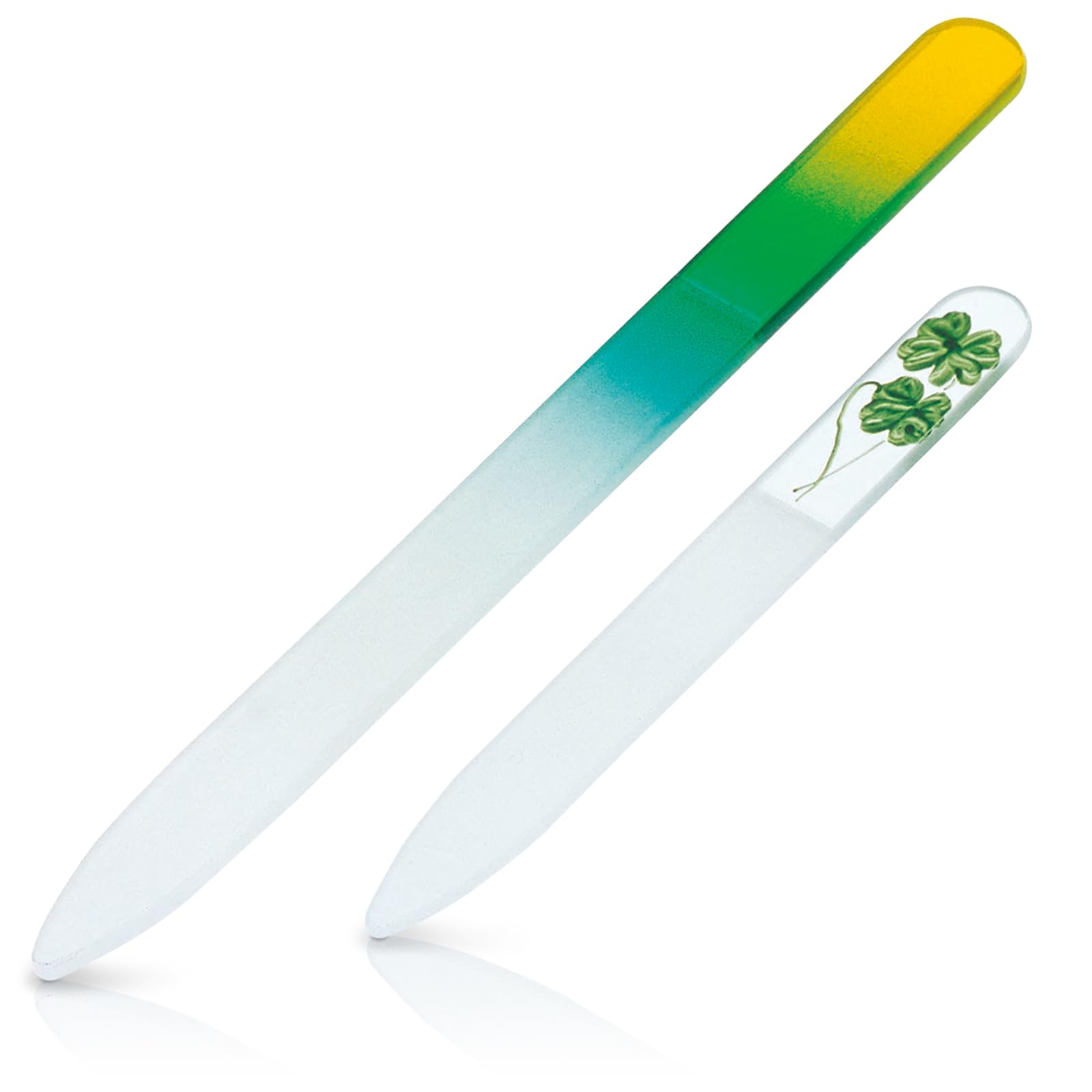 

Glass Nail File Set large and Suitable for Children and Made in Czech Republic (2 pieces, small) - Washable, Pets, Portable, Double-Sided,
