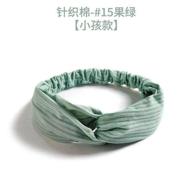 Elastic Crossed Headband Solid Color Knitted Cotton Suede Headband Ladies Hair Accessories Hair Band Headgear