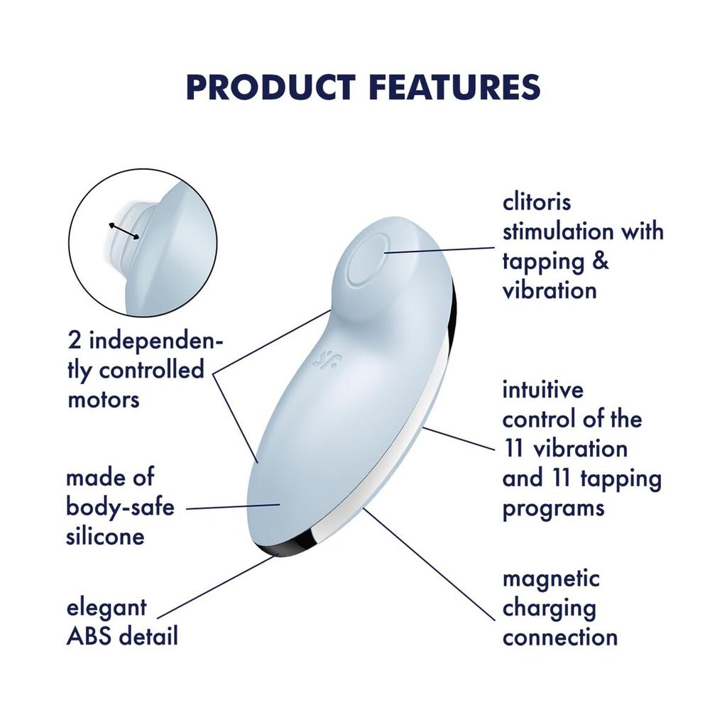 Erotic massager Satisfyer Blue
