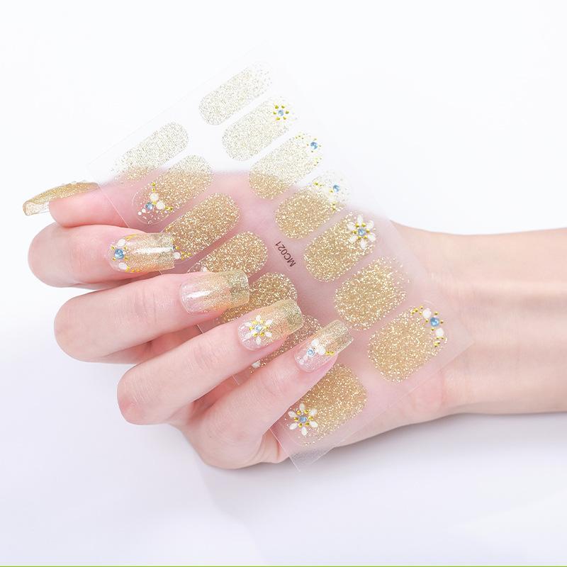 New Japanese and Korean nail sticker cute waterproof nail mask pregnant girl nail sticker