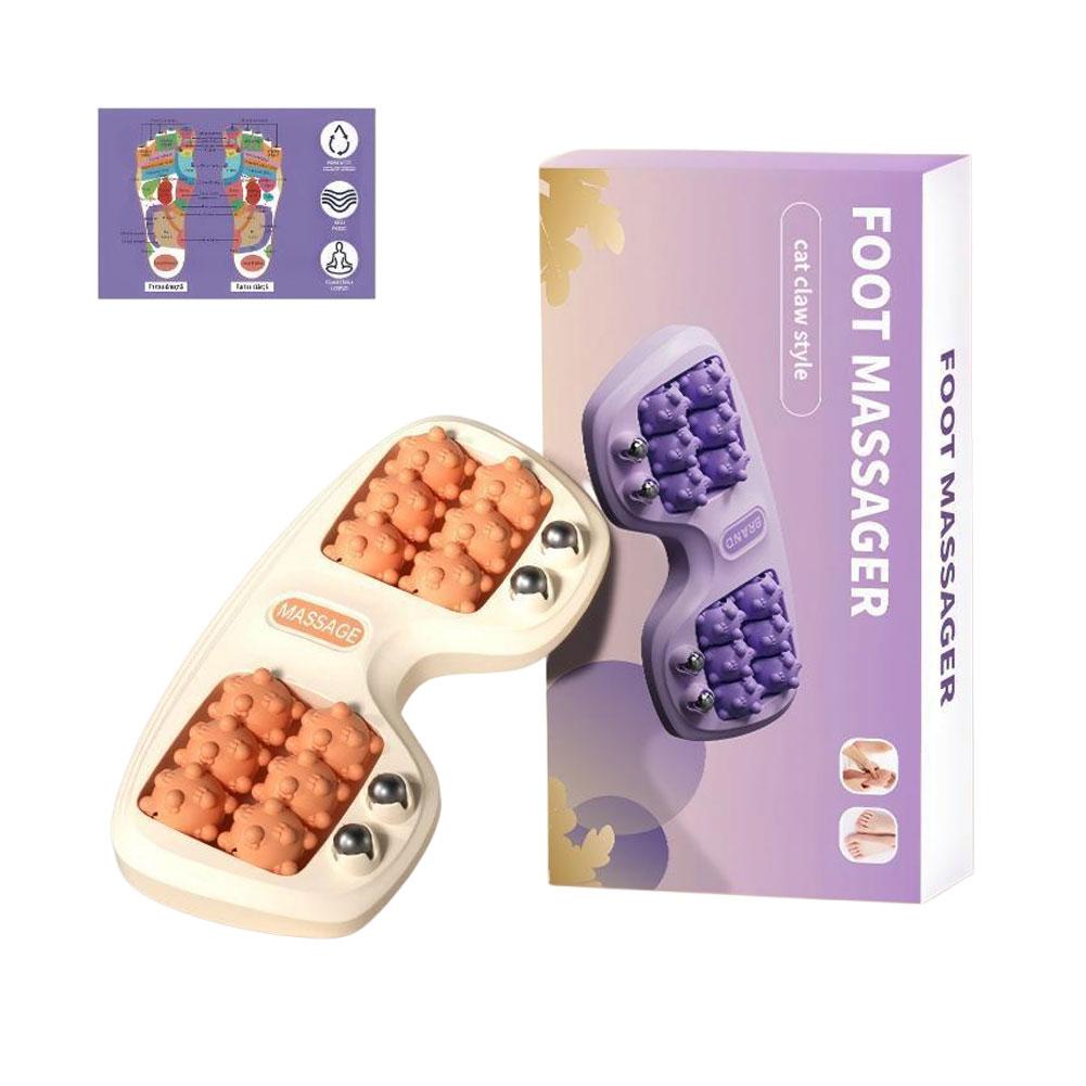 

1 шт. Ролик для массажа фасции лапы кошки для ног, расслабляющий подошвы и пятки, ролик низкой интенсивности для дома, путешествий, самообслуживания, портативные инструменты