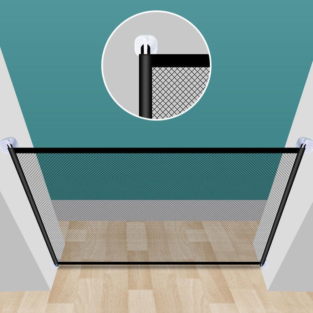 Cuttable Custom Size Pet Isolation Net Punch Free Install Cat Partition Fence  Farm Poultry Barrier