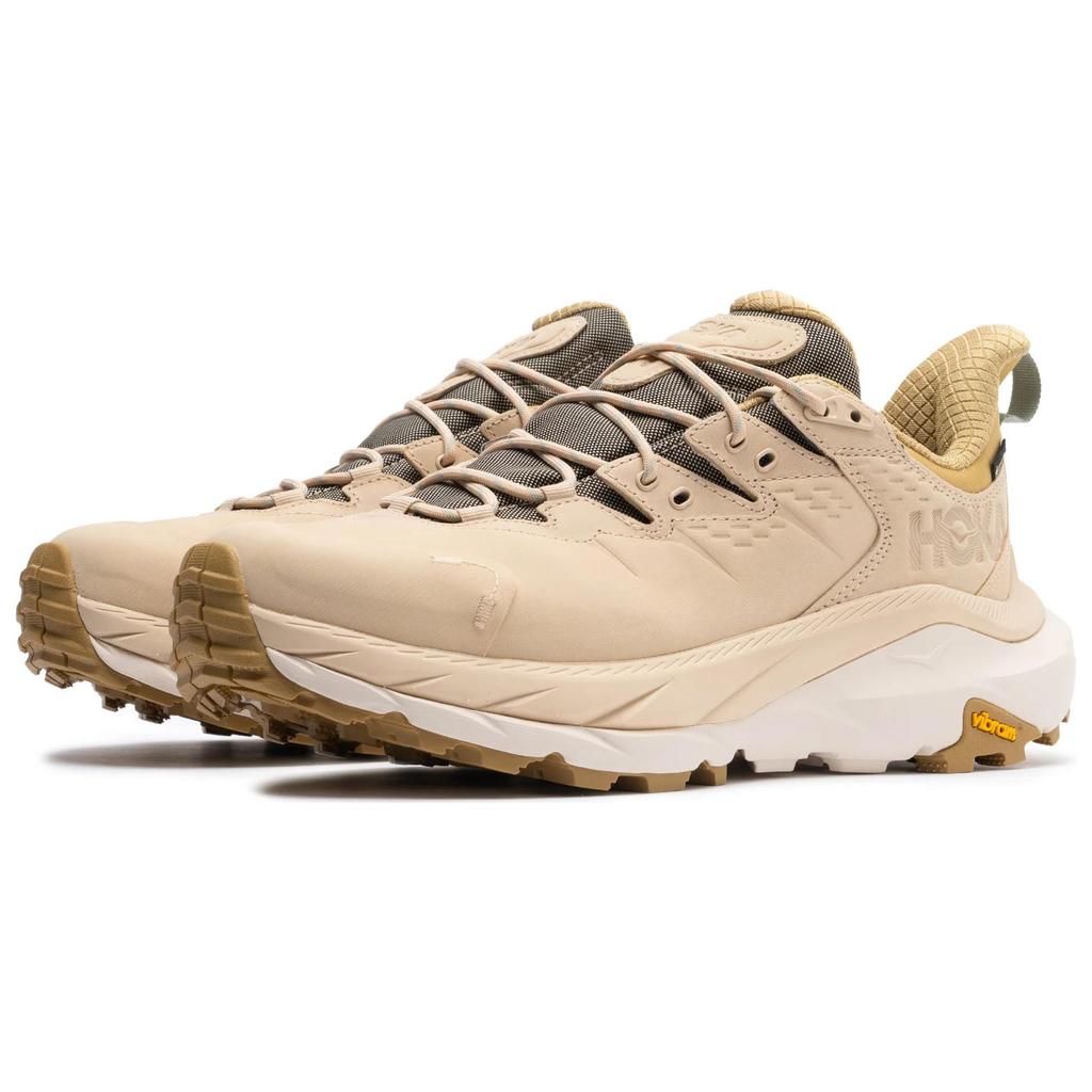 HOKA One One Kaha 2 Low Gtx Comfortable Stylish Slip Resistant Durable Low Top Hiking Shoes Men Hiking Shoes Light-Brown 1123190F-OKLB