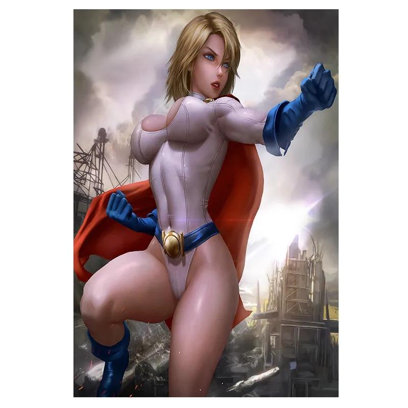 Drucken Spiel Weihnachten Metroid Sams Nude Sexy Girl Kunst Poster Wand Kunst Leinwand Malerei für Wohnzimmer Home Decor Bild