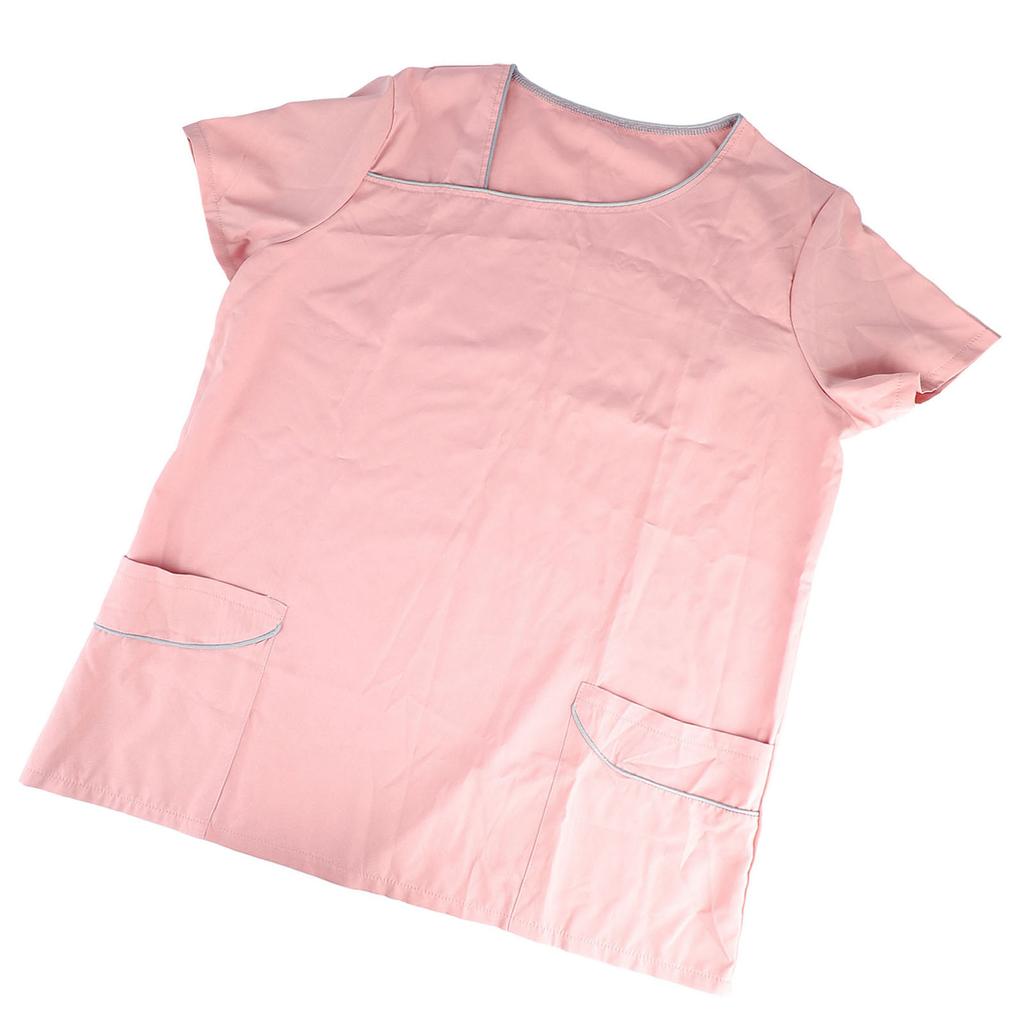 Chirurgická sestra Uniforma Top Krátký rukáv 2 kapsy Prodyšná Pohodlná pro nemocniční operační sál