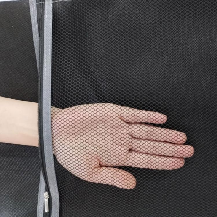 Wytrzymała torba na ubrania z kieszeniami, Przenośne torby na ubrania do wieszania odzieży