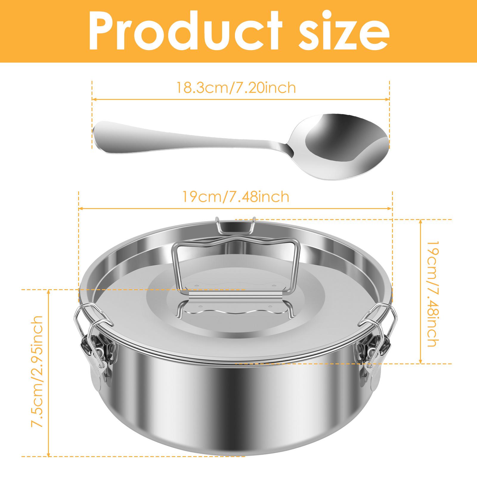 Flan Mold Stainless Steel Cake Baking Flan Pan Mold 1.5QT Cheesecake Pans Flanera Flan Mould Portable Kitchen Cake Baking Tools