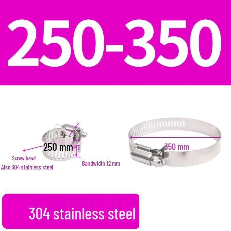 Yijiekai 304 Stainless Steel Pipe Clamp