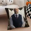 E-Elliot Stabler Cushion Cover Throw Pillow Cover Hidden Button Durable Polyester Chair Cushion