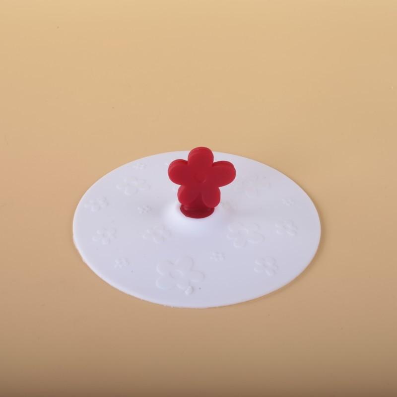 Litet Blomsterformat Silikonkopplock, Mugglock, Universellt Koppskydd, Hög Utseendekvalitet, Stor Diameter, Mångsidigt Dammtätt Rund Form