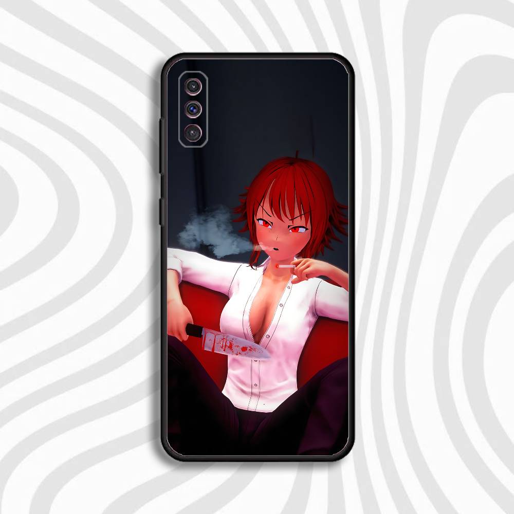 S-Saiko no S-Sutoka Handyhülle Für Samsung S10,S21,FE,S21,Note 20,S26,S25,S24,S23,Ultra,S9,S22,Plus Weich Schwarz
