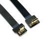 Cablecc 90 Degree Downward Facing FPV Micro HDMI Male To Mini HDMI FPC Flat for GoPro Multicopter Aerial Photography Cable, 50cm,