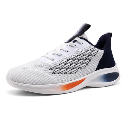 Flying Woven Breathable Men Spring and Autumn New Lace-up Fashion All Men Leisure Sports Walking Loafer Men's Shoes