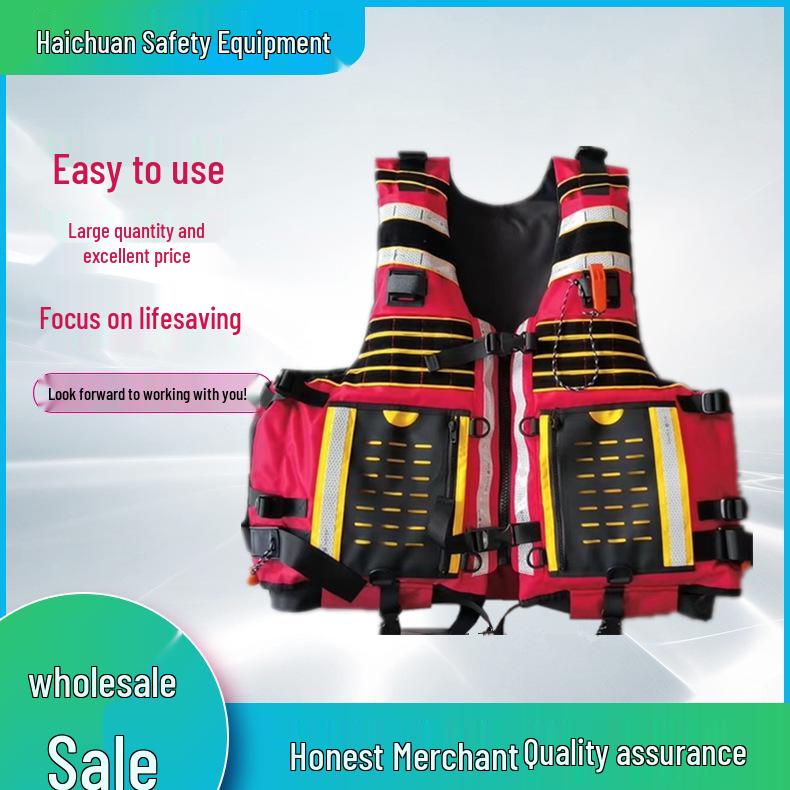 Heavy Duty High Buoyancy Life Vest for Water Rescue and Rafting Haichuang