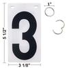 0-9 Score Number School Sports Competition Digit Scoreboard Replacement Cards