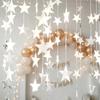 1-8PCS 400cm Paper Fringe Garland Hanging Rainbow Streamer Wedding Birthday Decor for Store Window Halloween Decorations