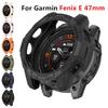 Per Custodia Bumper Orologio Garmin Fenix E Cover Protettiva in TPU per Garmin Fenix E 47mm Custodia Protettiva Guscio in Silicone Anti-graffio