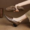 Spring and Autumn new retro small leather shoes women's shoes simple and versatile soft flat loafers