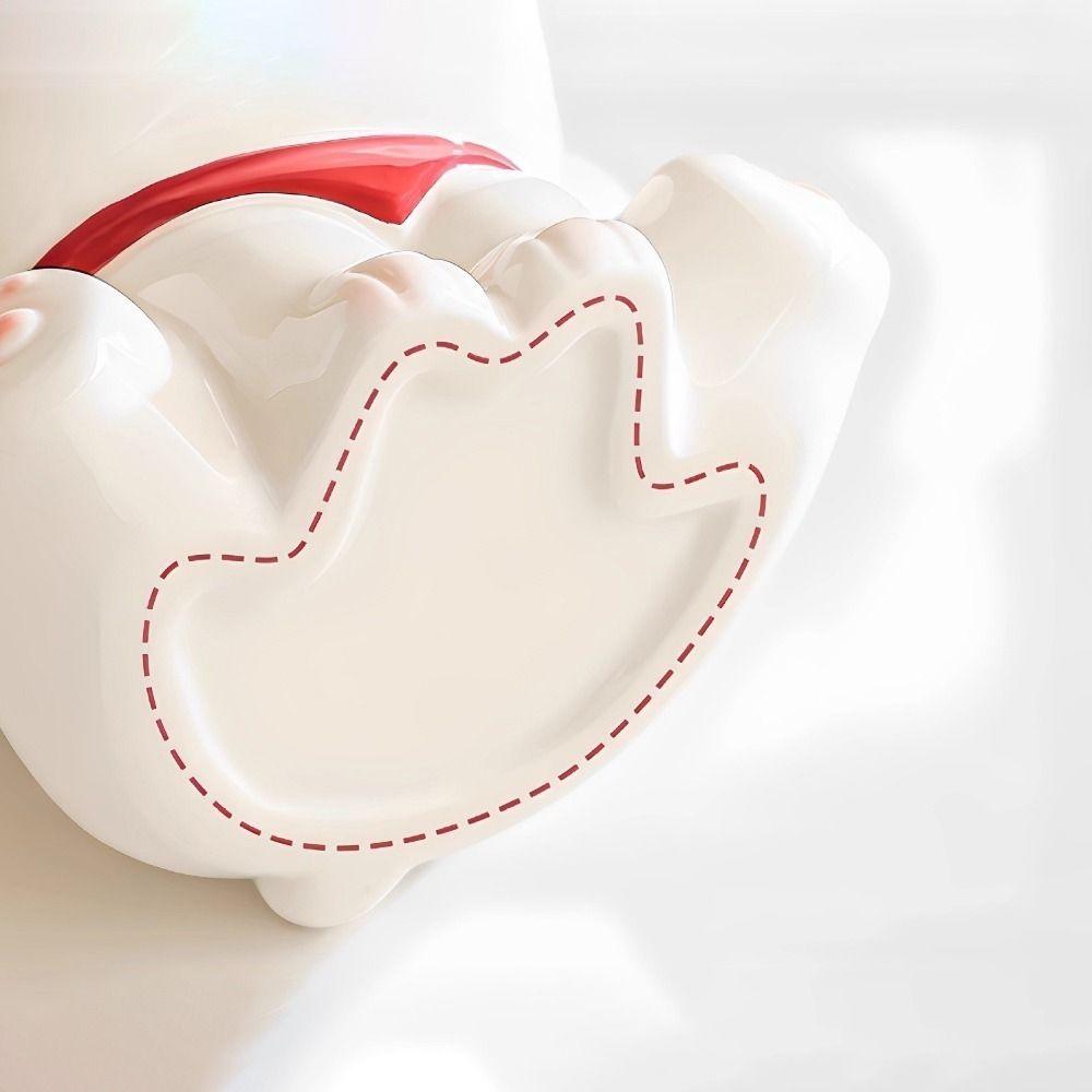 Dog Shape Liquid Soap Dispenser Ceramic Shampoo Bottle Shower Gel Separate Bottles  Kitchen