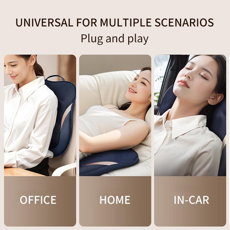Back Waist Cervical Massager Waist Neck Dual-purpose multifunctional Massage Cushion Massager Pillow