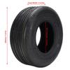Luocute 13x5.00-6 Rubber Tubeless Tire, 4-Ply, 440 lb Load Capacity, Lawn Tire for Tractors, Lawn Mowers, Wheelbarrows, and Lawn Mowers