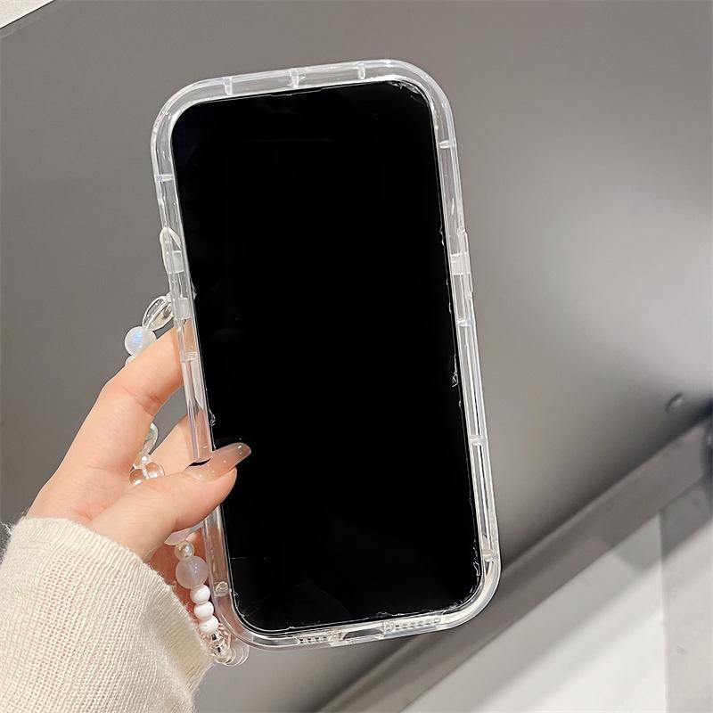 Mobile Phone Cases for iPhone 11 13 XR 15 Pro Max 12 14 Pro Max Case iPhone 16 7 Plus 8 Plus XS Max 6 15 Plus Laser Wave Pattern Anti-drop Waterproof