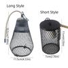 Iron Mesh Dome Pet Heating Lampshade Double Cage Anti-scald Lampshade  Aquarium