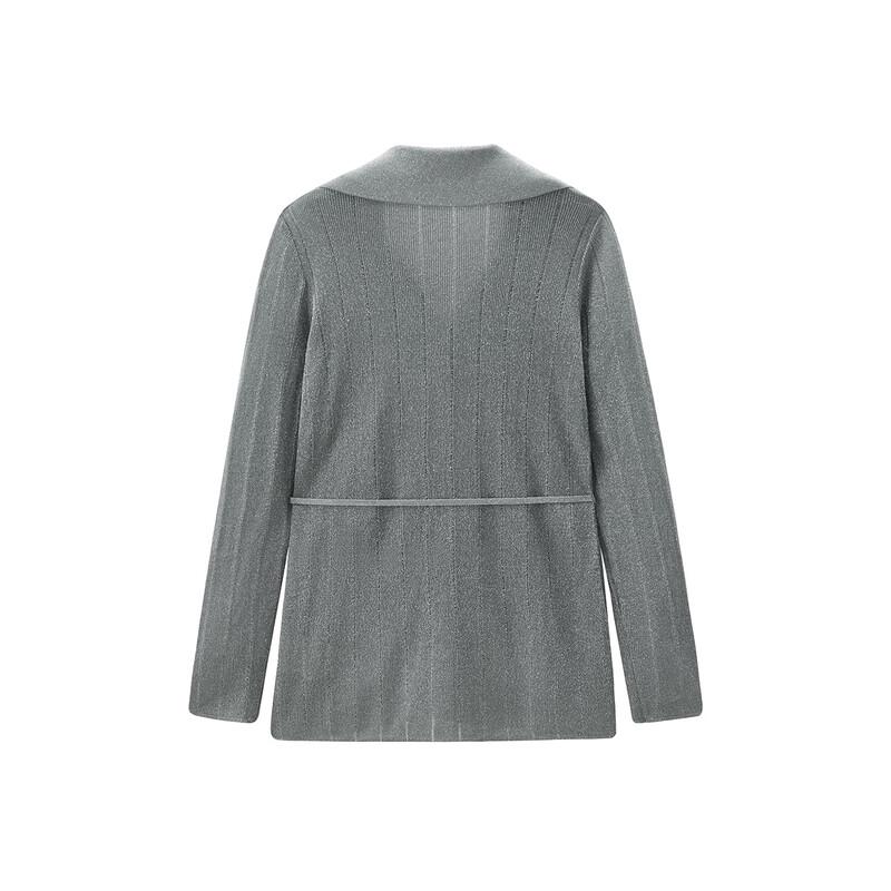 PEACEBIRD Women's V-Neck Knit Cardigan Shirt Top
