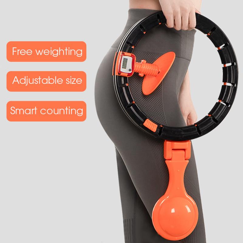 Smart Counting Sport Hoops Yoga Waist Exerciser Detachable Not Fall ...