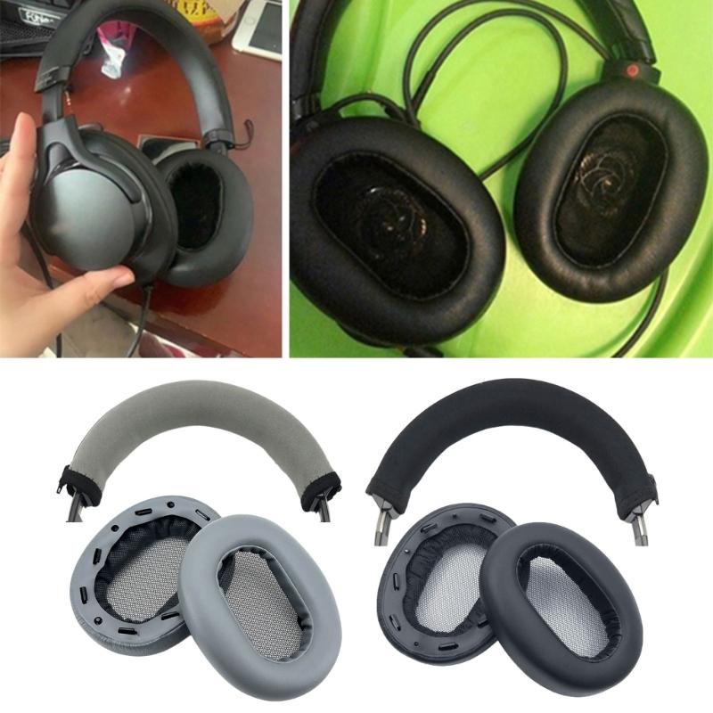 Soft Sponge Ear Cushion Earpads for MDR-1AM2 Headphone Replacement Head Beam Sleeve Headband Cover
