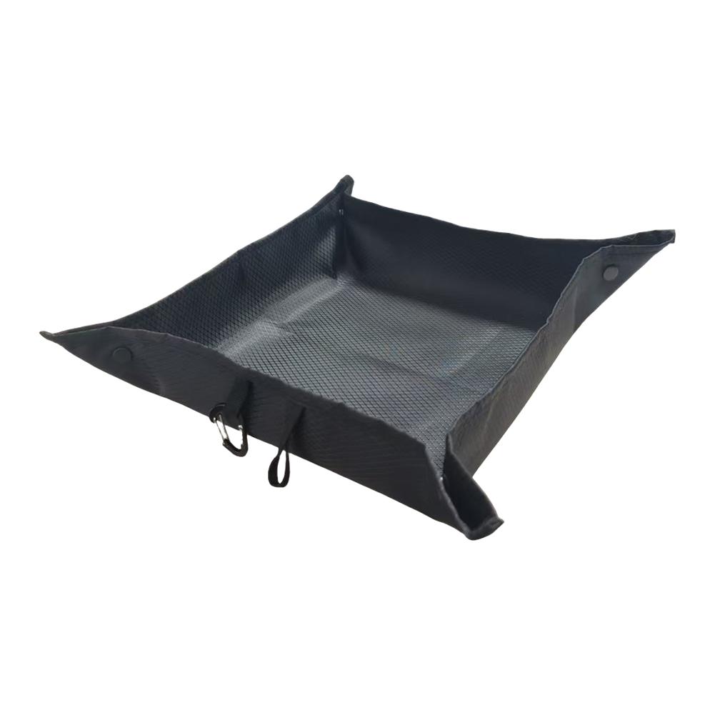 Faltbarer Filz-Aufbewahrungskorb für Zuhause, Büro und den Außenbereich Leichter, wasserdichter Organizer mit Aluminiumhaken zum Aufhängen